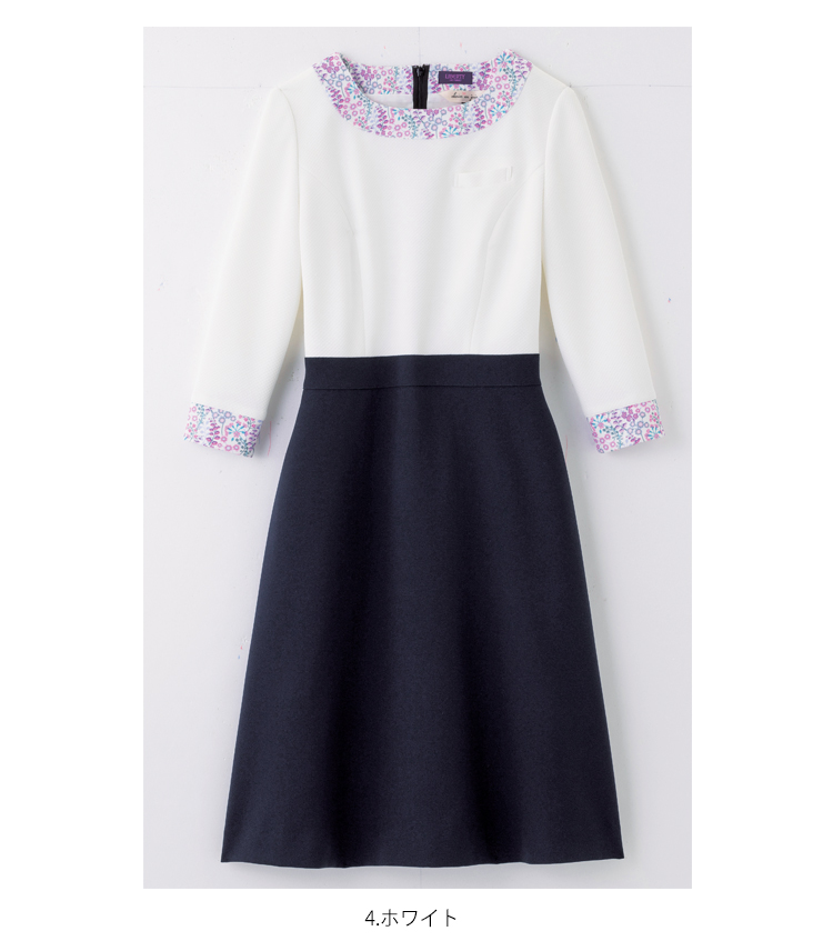 無料発送 アンジョア Joie En 制服 事務服 Liberty 春夏 リバティワンピース その他 Williamsav Com